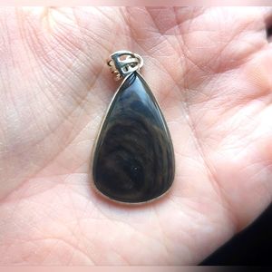 Sterling Silver Stone Pendant